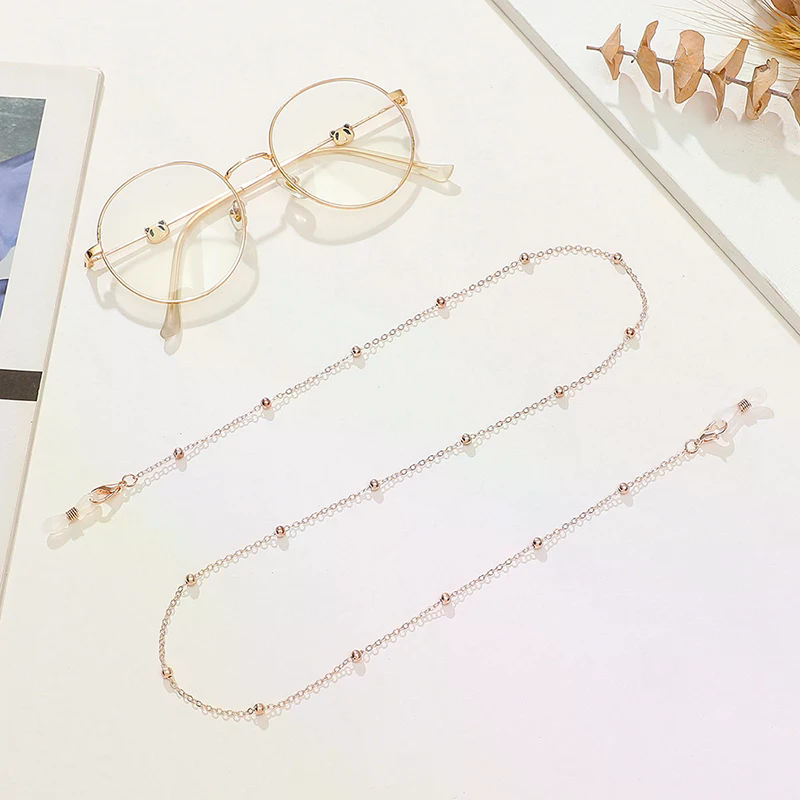 다기능 선글라스 끈, 패션 메탈 비즈 안경 체인, 여름 - Mask Chain Holder 리뷰 및 가격