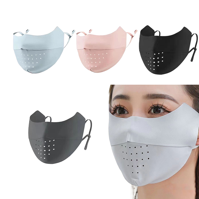 남녀공용 통기성 아이스 실크 페이스 마스크, UV 자외 - Sports Mask Breathable 리뷰 및 가격