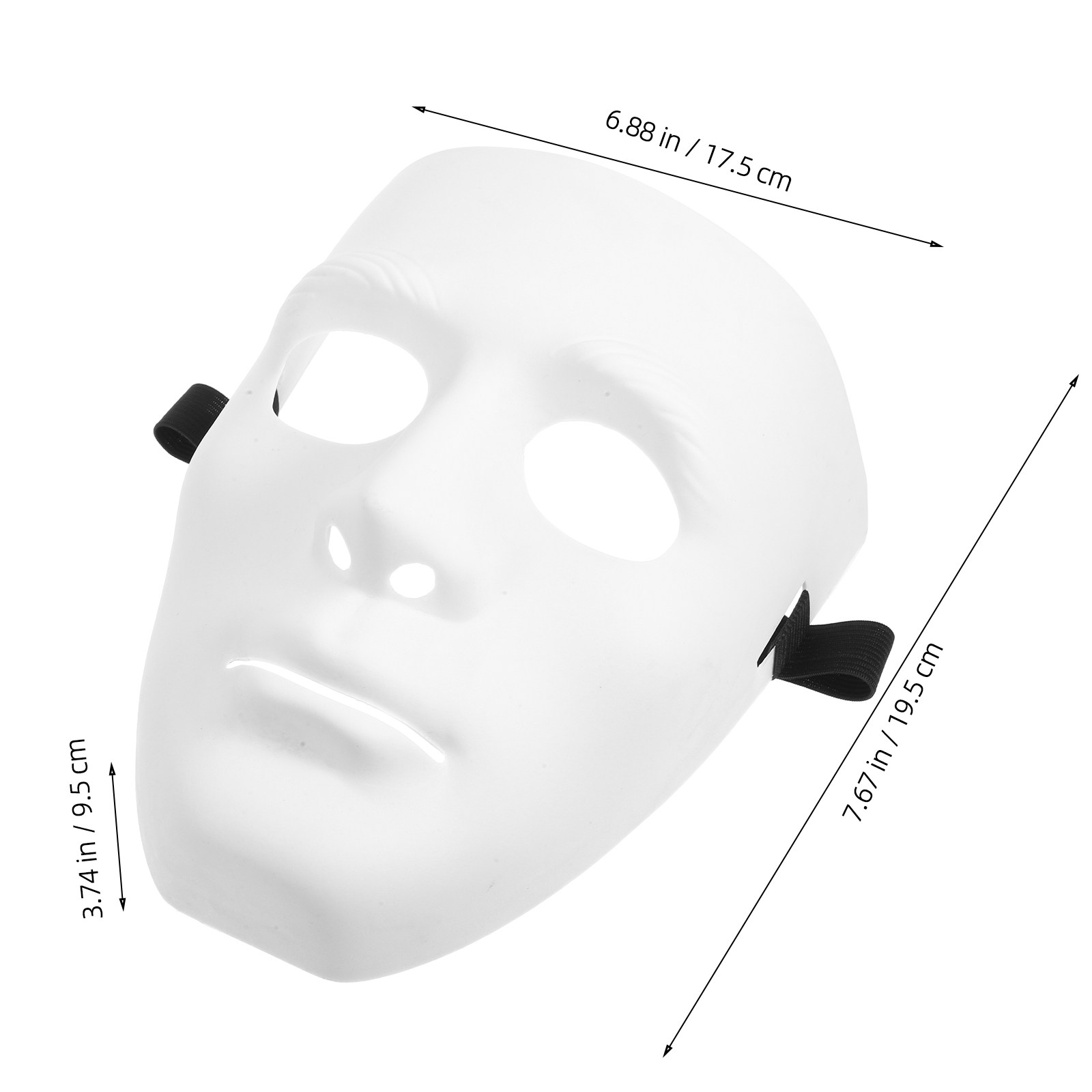 얼굴 전체를 가리는 가면 5개 세트, 검은색 리본 장식 - Black Face Mask Pack 리뷰 및 가격